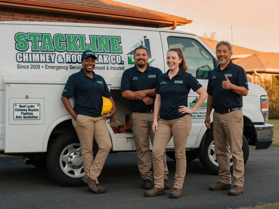 Chimney flashing repair company in Arcadia, NE